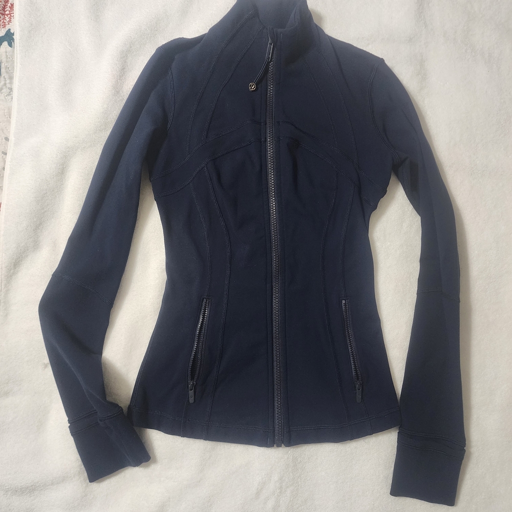 Lululemon Athletica Navy Bomber Jacket